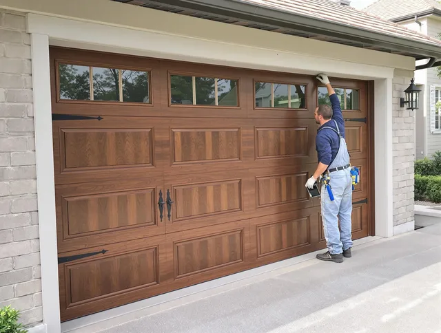 Custom garage door showcase by Bell Gardens Garage Door Repair in Bell Gardens
