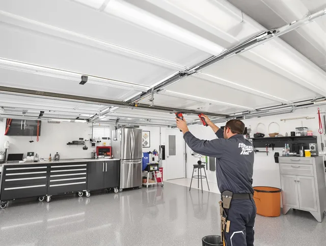 Overhead garage door repair service by Bell Gardens Garage Door Repair in Bell Gardens